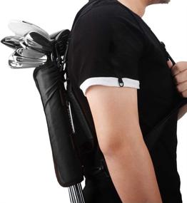 img 2 attached to Personalized Craftsman Golf Mini Carry Bag: Customizable, Portable Shoulder Sleeve for Golfers