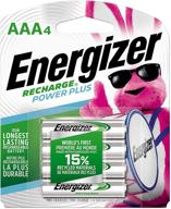 🔋 элементы питания energizer rechargeable aaa: nimh, предзаряженные, 800 мач (4 шт.) [recharge power plus] логотип