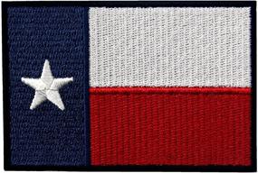 img 2 attached to 🤠 Texas State Flag Embroidered Patch - Iron On Sew On TX Emblem