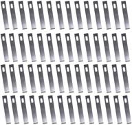 tihood 100pcs #4 replacement hobby 💯 blades - high-quality steel craft knife blades logo