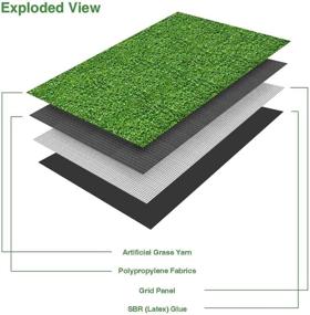 img 1 attached to 🏌️ Premium Custom-sized Golf Putting Green Turf: Versatile Artificial Grass for Indoor/Outdoor Use, Perfect for Home and Backyard Practice