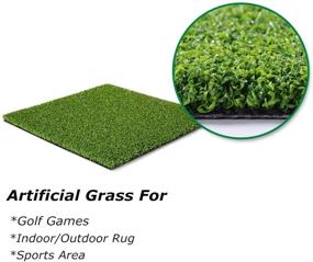 img 3 attached to 🏌️ Premium Custom-sized Golf Putting Green Turf: Versatile Artificial Grass for Indoor/Outdoor Use, Perfect for Home and Backyard Practice