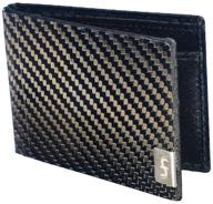 common fibers carbon blocking bifold men's accessories logo