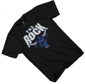 img 1 attached to WWE Men's Rock Superstar 🤘 Shirt - Clothing for T-Shirts & Tanks