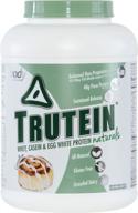 🍮 body nutrition protein trutein powder - naturals cinnabun 4lb: low carb keto friendly drink for lean muscle building, workout, recovery logo