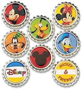 img 3 attached to 🐭 EK Success Disney Bottle Caps, Mickey, 8-Pack: Perfect Crafts for Disney Fans