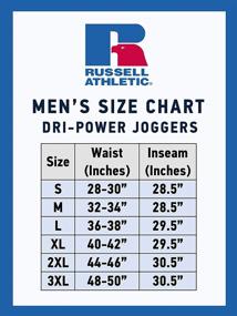 img 1 attached to 🏃 Enhance Your Comfort with Russell Athletic Dri Power Fleece Joggers - Men's Clothing