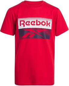 img 1 attached to Рубашка с коротким рукавом Reebok с графическим принтом - лучшая активная одежда для мальчиков