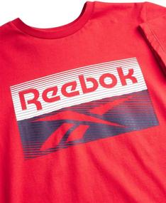 img 3 attached to Рубашка с коротким рукавом Reebok с графическим принтом - лучшая активная одежда для мальчиков