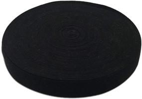 img 4 attached to 🧵 Versatile 50 Yard 1 Inch Black Cotton Twill Tape- Perfect for Sewing, Craft Projects, Aprons & Dressmaking!