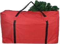 🎄 melonboat recharge order only: christmas tree storage bag for 5-6ft slim small artificial trees - waterproof oxford cloth in red logo