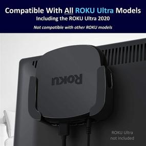 img 3 attached to ReliaMount Compatible with Roku Ultra (Works with All Roku Ultra Models, Including Roku Ultra 2020)