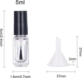 img 3 attached to 🖌️ Enhance Your Craftsmanship with BENECREAT Transparent Varnish Brushes for Bottles