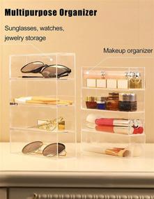 img 2 attached to Longjet Sunglasses Drawers Organizer Cosmetic