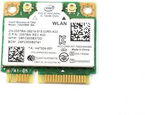 img 1 attached to 📶 7260.HMW Двухдиапазонный беспроводной адаптер сети 7260 PCI Express Half Mini Card: повысьте связь ноутбука и настольного компьютера с поддержкой 802.11 b/a/g/n/ac.