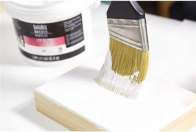 img 2 attached to 🎨 Жидкая грунтовая подготовительная среда Liquitex Basic Gesso, 128 унций (галлон), белая