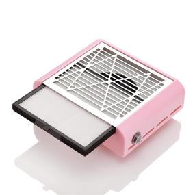 img 4 attached to 💅 Sweet Pink Electric Manicure Nail Dust Collector