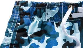 img 1 attached to UWBACK Camouflage Trunks Shorts Dazzle Boys' Clothing in Swim