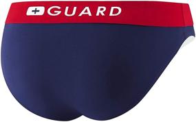 img 2 attached to 👙 Women's Guard Hipster Speedo Swimsuit Bottom