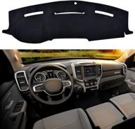 speedwow dashboard dash board cover mat carpet compatible with 2010-2014 dodge ram 1500 2500 3500 logo