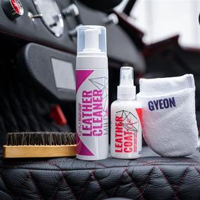 img 2 attached to Gyeon Quartz LeatherSet Mild: Ultimate Interior Detailing Kit with Ceramic Leather Protection, Natural Satin Shine, and Hydrophobic UV Shield