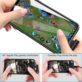 img 1 attached to 🔌 [5Pack] iPhone Fast Charger: 0.7FT/3FT/3FT/6FT/10FT - Nylon Braided Charging & Syncing Cord - Compatible with iPhone 12/11/Pro/Xs Max/XS/XR/7/7Plus/X/8/8Plus/6S/6S Plus (Black Gray)