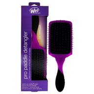 🔮 расческа-разглаживатель с ручкой - фиолетовая wet brush pro (1 шт.) логотип