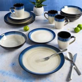 img 1 attached to Gibson 91547 16RM Couture 16 Piece Dinnerware: Elevate Your Dining Experience