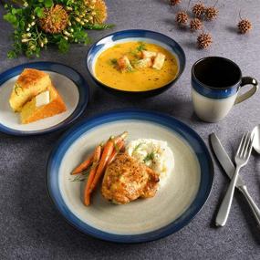 img 2 attached to Gibson 91547 16RM Couture 16 Piece Dinnerware: Elevate Your Dining Experience