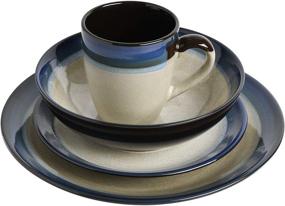 img 3 attached to Gibson 91547 16RM Couture 16 Piece Dinnerware: Elevate Your Dining Experience