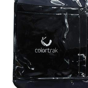 img 3 attached to 🔒 Colortrak Прозрачный Темные Секреты Апрон для Парикмахера/Стилиста: Химически стойкий винил, Регулируемый дизайн с цепочками, Универсальный размер, 23”W x 27.5” L
