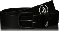 👖 volcom men's clone belt black: the perfect combination of style and durability logo