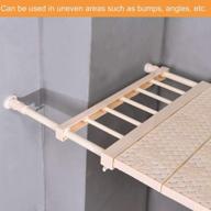 adjustable storage rack tension shelf for wardrobe, kitchen, bookcase - expandable closet shelf rod by apsoonsell логотип