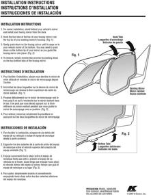 img 1 attached to 👀 Enhance Safety & Visibility: Fit System 80910 Clip-On Towing Mirror - Pair for Chevrolet/GMC Full Size Trucks