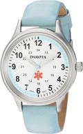 ⌚️ dakota women's nurse watch: stylish & water resistant leather band for medical professionals logo