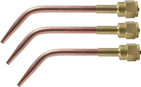 img 4 attached to 3-Pack SÜA Welding Nozzle Replacement Set for 100 Series Victor Torch Handles - Sizes: 000, 00, 0