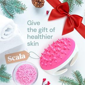 img 3 attached to Efficient Cellulite Massager and Brush Mitt: Scala's Remedy for Smooth Skin