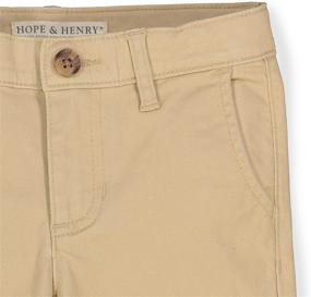 img 3 attached to Hope Henry Skinny Stretch Twill Boys' Clothing