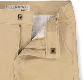 img 2 attached to Hope Henry Skinny Stretch Twill Boys' Clothing