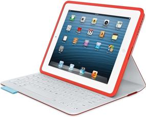 img 3 attached to Logitech Марс-оранжевая клавиатурная обложка FabricSkin Keyboard Folio для iPad 2G/3G/4G