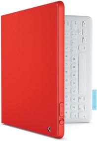 img 4 attached to Logitech Марс-оранжевая клавиатурная обложка FabricSkin Keyboard Folio для iPad 2G/3G/4G