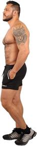 img 3 attached to Fenix Fit Shorts Casual Spandex Men's Clothing