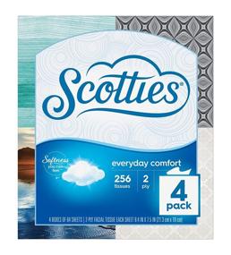 img 4 attached to 🧻 Scotties Everyday Comfort Facial Tissues: High-Quality Janitorial & Sanitation Supplies for Paper Products