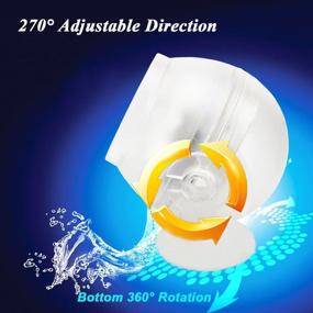 img 1 attached to Top-rated Bestgle Blue LED Submersible Aquarium Spotlights for Fish Tank, Fountain, and Pond - IP68 Waterproof Decorative Light Bulbs with 180° Rotation