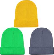 🧣 cooraby kids' winter beanies - knitted warm beanie hats for cold weather – boys' and girls' caps logo