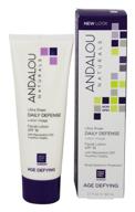 andalou naturals daily defense spf 18 age-defying facial lotion review logo