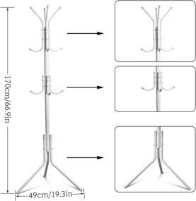 img 2 attached to LASIEYO Clothes Assembly Standing Entryway