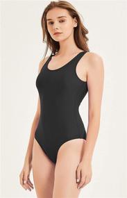 img 3 attached to Bellecarrie Swimsuits Backless Monokini Swimwear