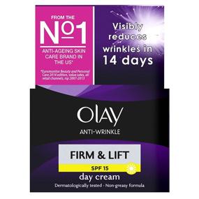 img 4 attached to 🧖 Olay Anti-Wrinkle Firm and Lift Day Cream with SPF 15, 40+ - 1.7 Ounce