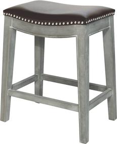 img 4 attached to 🪑 New Pacific Direct Elmo Brown Bonded Leather Counter Stool: Class and Comfort Combined